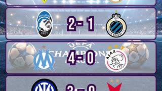 Resultado champions league del día 30 de septiembre.