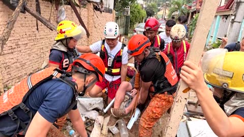 At least one dead as Typhoon Kalmaegi hits central Philippines