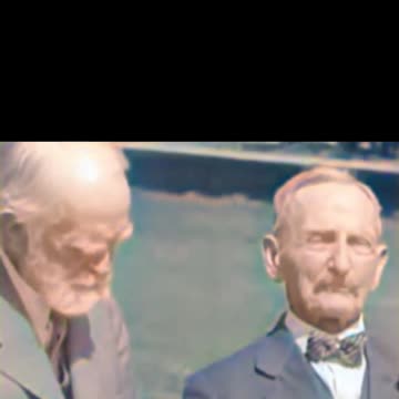 Interview with 92-year-oldman in 1929 timeless #Colourized insight 🎙️ 👴 🎥