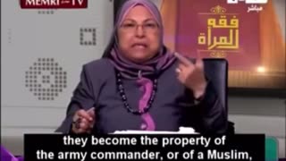 Female Islamic scholar explains why Muslim men are allowed sex slaves