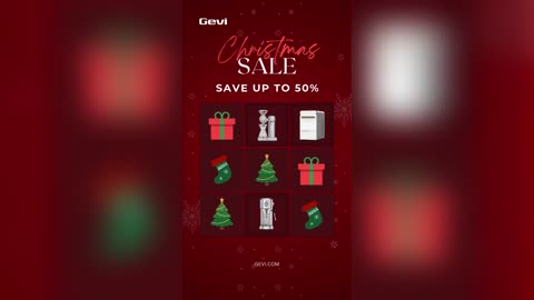 GEVI - Merry Christmas sale up to 50% off
