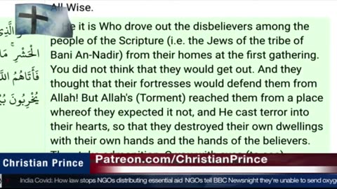 Christian prince So if you are a jew and you are listening you should know