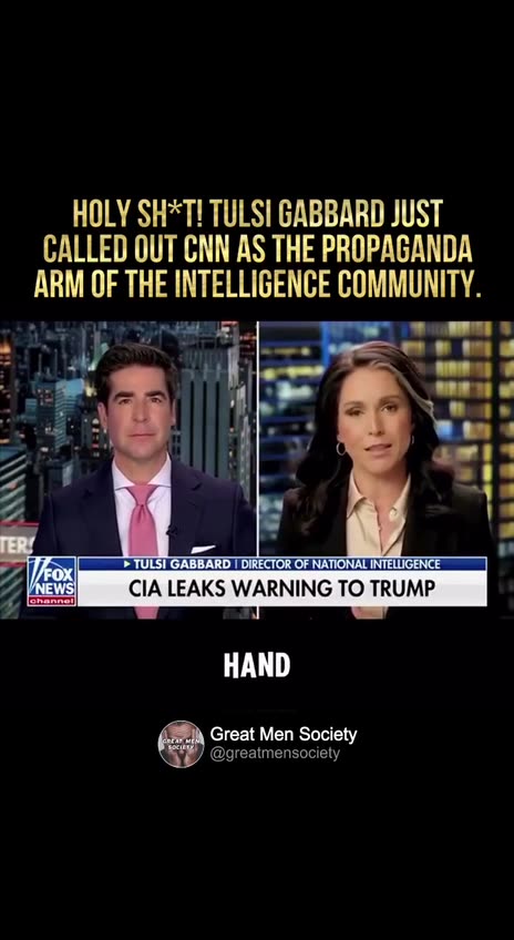 Director of National Intelligence, Tulsi Gabbard Exposes CIA and CIA Controlled CNN