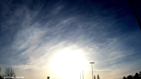 timelapse of the afternoon assault on our sky here in brum uk 25.1.25