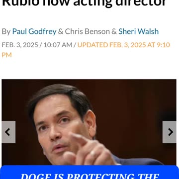 ELON IS PROTECTING THE STATE DEPARTMENT