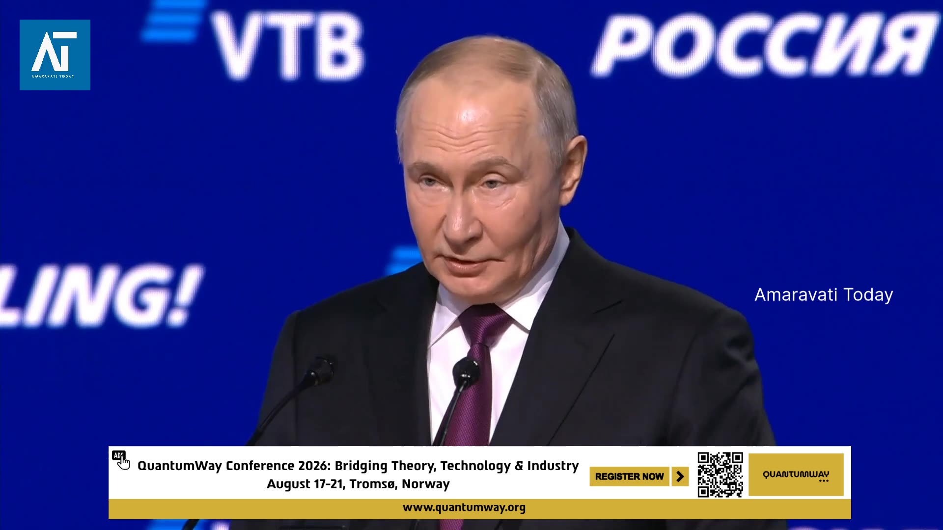 Putin Calls for High-Tech Partnership with India & China at Russia Calling | Business News| AT World