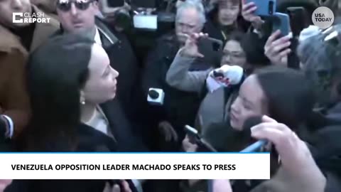 Venezuelan opposition leader says she 'presented' Trump with her Nobel Peace Prize