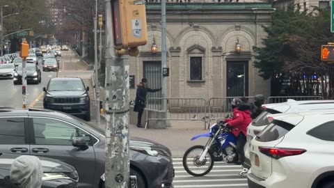 Police Chase Motorcycles Around 96th Street Station