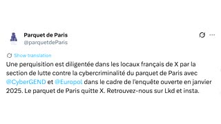 Paris prosecutor's cybercrime unit searches X office, Musk summoned