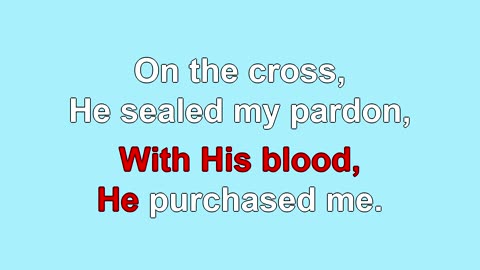 I will sing of my Redeemer V1-4