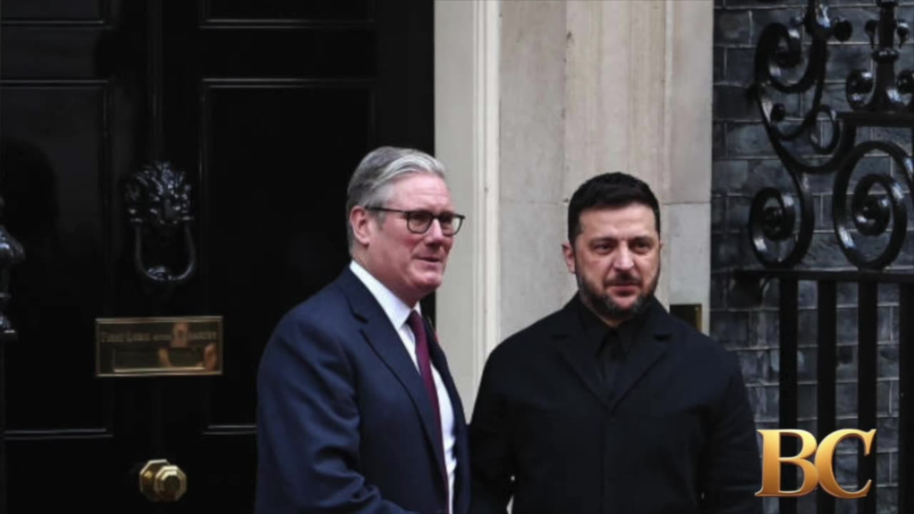 Britain pushes allies to boost Ukraine support as Zelenskyy lands in London