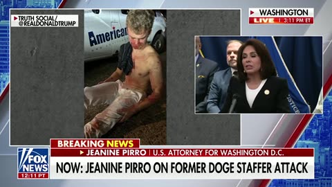 D.C. U.S. Attorney Jeanine Pirro announces new charges for the attack on DOGE's Edward "Big Balls"