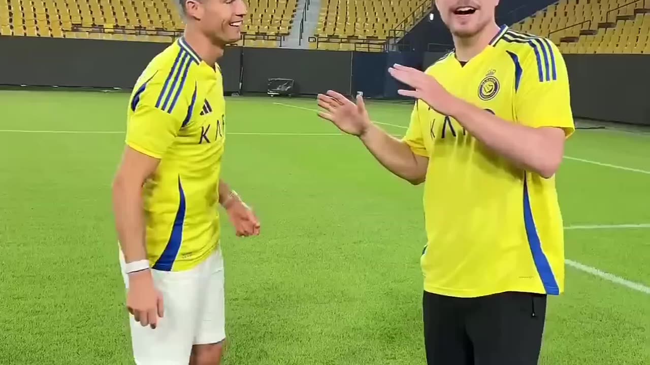 Ronaldo with Mr beast