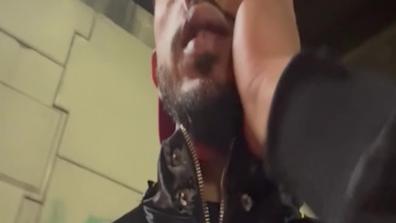 Car Flipped Over in Madrid Accident