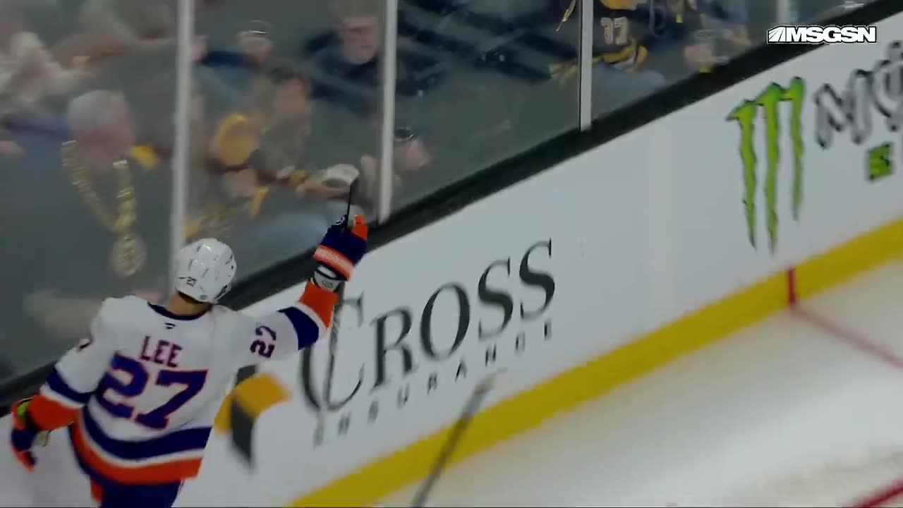 NHL - Anders Lee absolutely RIPS this puck home! 🚀