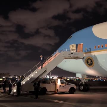 President Donald J. Trump President arrives in Miami, FL