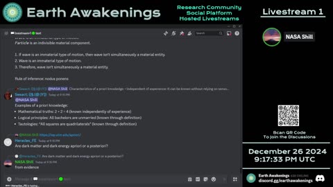 Earth Awakenings - Livestream 1 - #2077