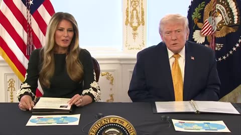 President Trump speaks to military members on Christmas Eve