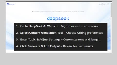 How to Use DeepSeek AI for Content Writing