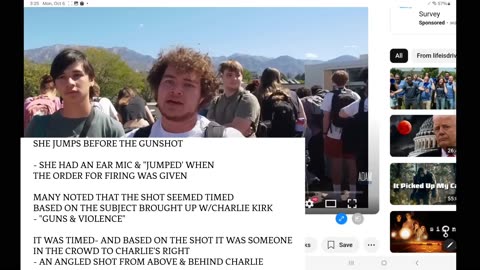 WHAT'S THIS? - CHARLIE KIRK ASSASSINATION- AN INSIDE JOB- OPERATION THUNDER NUT