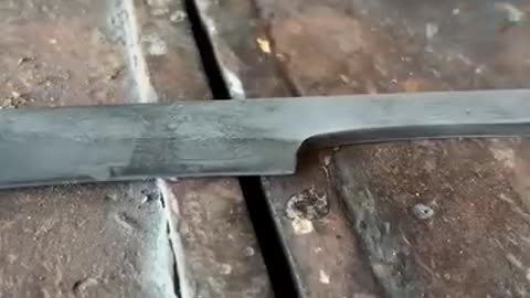 How to make a sharp knife #4