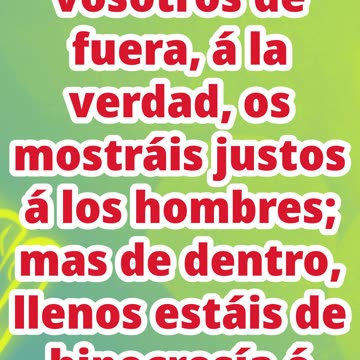 "La Hipocresía de los Fariseos" Mateo 23:28#shorts #youtube #jesus #ytshorts #shortvideo #yt