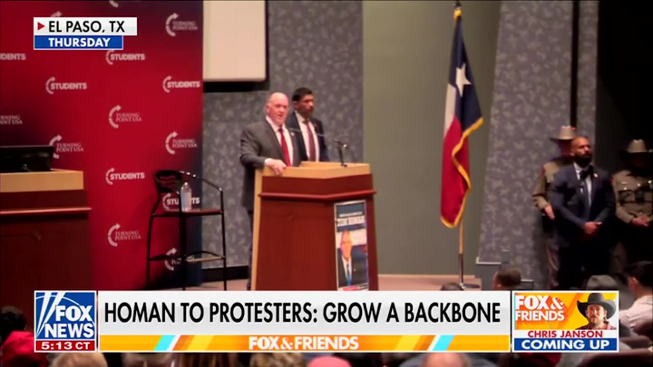 Tom Homan Unloads On Heckler Who Calls Him 'Traitor'