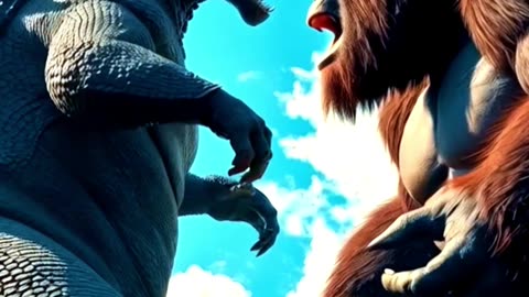 Godzilla Vs King Kong | The Epic Battle #godzilla #kong #godzillavskong #ai #aiart