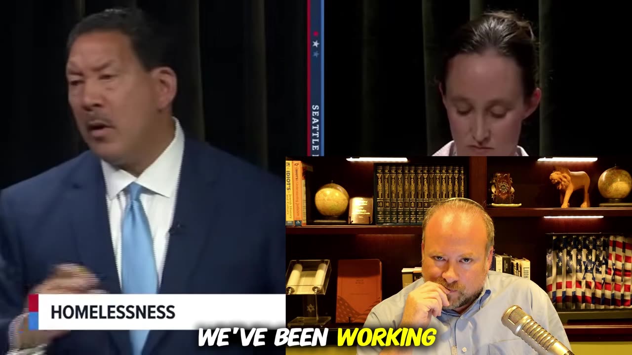 WATCH: My reaction to Mayor Harrell admitting that 70% of Seattle's homeless "come from elsewhere"