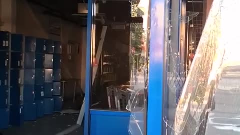 🇺🇦 The aftermath of the night strike by "Shahed" UAVs in Zaporizhzhia. 