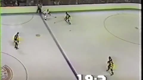 NHL 1984 PITTSBURGH PENGUINS AT MONTREAL CANADIENS