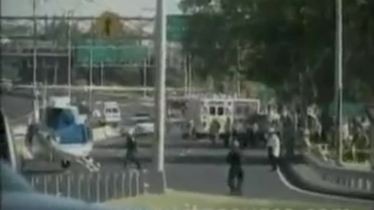 911 Pentagon Fire And Collapse - Damage Inside The Building (ITN)