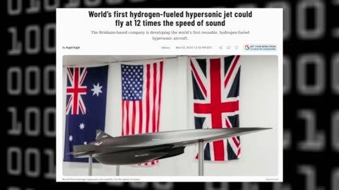 Hydrogen Fueled Hypersonic Jet Can Fly 12x Speed of Sound