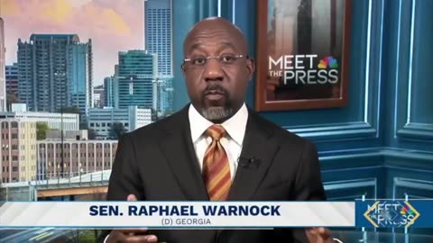 Democrat Sen. Raphael Warnock claims that President Trump is best at dividing the country