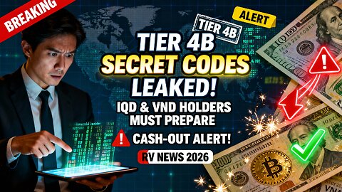 Tier 4B Secret Codes LEAKED IQD & VND Holders Must Prepare Cash-Out Alert! 💰 💥 Iraqi Dinar News 2026