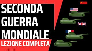 SECONDA GUERRA MONDIALE riassunto antefatti cause alleati asse battaglie conseguenze DOCUMENTARIO vide contrapporsi,tra il 1939 e il 1945,le potenze dell'Asse e gli Alleati,come accaduto nella prima guerra mondiale,su gran parte del pianeta