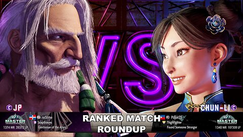 Kuya Kalbo SF6 Ranked Roundup. Chun Li Master Rank [Hori Fight Stick]