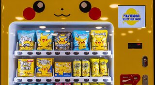 Vending Machine Full Of Pikachu Snacks Grok Ai