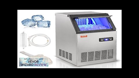 VEVOR Commercial Ice Maker 80lbs/24H Ice Maker Machine 40 Ice Cubes in Review