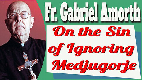 #MEDJUGORJE - “IL COMPIANTO PADRE GABRIELE AMORTH, GIÀ DECANO DEGLI ESORCISTI, SPIEGA CHE LA MADONNA STA PREPARANDO IL SUO ESERCITO PER RIBALTARE LA SITUAZIONE E RICHIAMARE A SÈ UNA UMANITÀ CHE SI STA RIBELLANDO A DIO!!”😇💖🙏