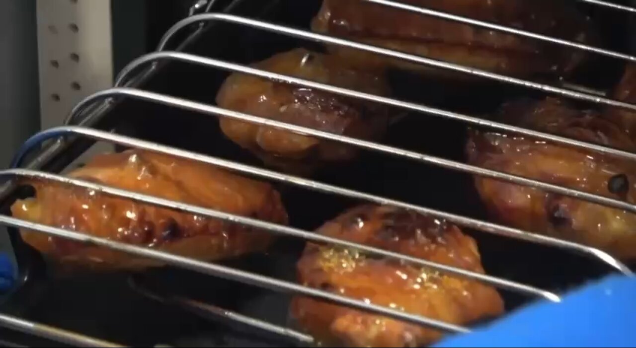 🇨🇳Chinese astronauts cooked barbecue for the first time on the Tiangong