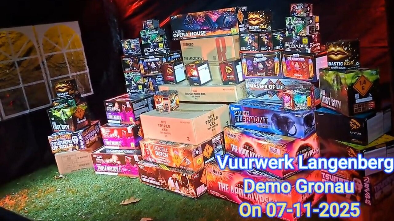 Vuurwerk Langenberg Vuurwerk Demo - 07-11-2025 Gronau