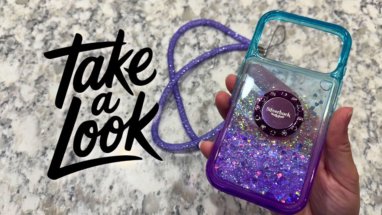 iPhone 17 Pro Case, Moving Liquid Holographic Sparkle Glitter Case with Kickstand