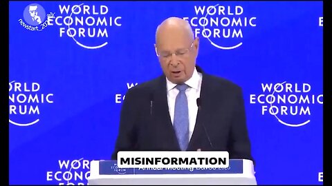 KLAUS SCHWAB AT DAVOS DETAILS THEIR PLANS ✡️