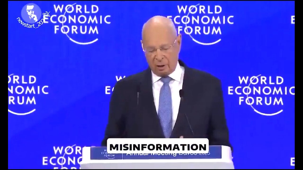 KLAUS SCHWAB AT DAVOS DETAILS THEIR PLANS ✡️