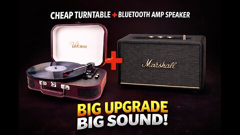 I Made a Cheap Record Player Sound AMAZING