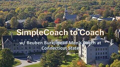 Season '24 SC2C with Reuben Burk, Head Men's Coach at @connecticutcollege