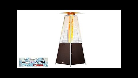 VEVOR Propane Patio Heater 48000BTU Pyramid w/Wheels for Outdoor Patio Bronze Review