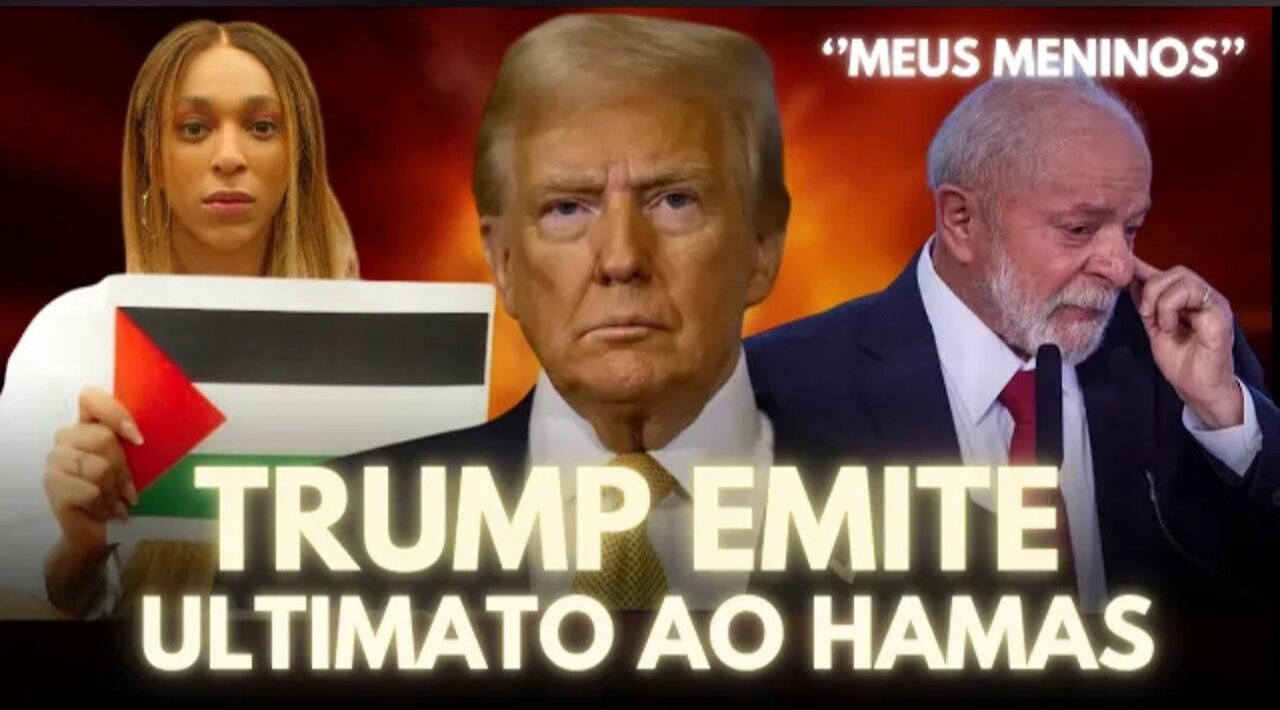 ''LIBERTEM os REFÉNS ou VERÃO o INFERNO'' diz TRUMP para os FILHOS DE JANJO na FAIXA de GAZA