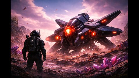 no mans sky, skidmarc finds an awesome looking sentinel ship and he starts the corvette expedition